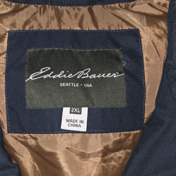 Eddie Bauer Dark Blue Quilted Vest - Picture 6 of 10